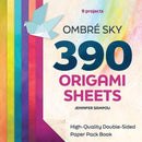 Ombre Sky 390 Origami Sheets : High-Quality Double-Sided Paper Pack Book-9781644036358