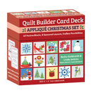 Quilt Builder Card Deck Applique Christmas Set : 40 Festive Blocks, 8 Seasonal Layouts, Endless Possibilities-9781644036761