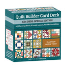 Quilt Builder Card Deck - Kim Diehl Special Edition : 40 Charming Blocks, 8 Lovely Layouts, Plentiful Possibilities-9781644037348