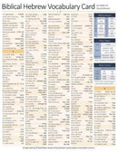 Biblical Hebrew Vocabulary Card-9781646022250