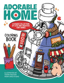 Adorable Home Coloring Book : A Kawaii Collection of Cute and Creative Tiny Homes (Coloring Book for Adults)-9781646047499