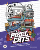 Pixel Cats : Fun and Relaxing Coloring Pages with Adorable Cats and Cute Cityscapes-9781646047598