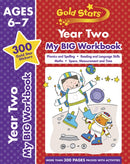 Gold Stars Year Two My BIG Workbook (Includes 300 gold star stickers, Ages 6 - 7)-9781646380282