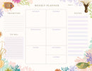 Art of Nature: Under the Sea Weekly Planner Notepad-9781647223939