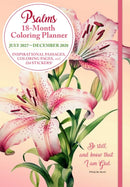 Psalms 18-Month Coloring Planner: July 2027-December 2028