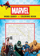 Marvel Word Search and Coloring Book