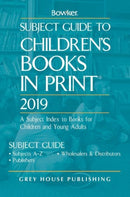 Subject Guide to Children's Books In Print, 2019-9781682178591