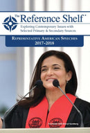 Representative American Speeches, 2017-2018-9781682178690