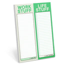 Knock Knock Work Stuff / Life Stuff Perforated Pad (Pastel Version)-9781683495093