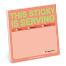 Knock Knock This Sticky Is Serving Sticky Note (Pastel Version)-9781683495536