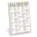 Knock Knock All Out Of Pad with Magnet (Dusty Rose)