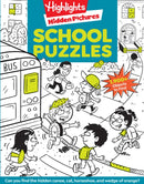 School Puzzles : Activity Book for Kids 6 and Up with Over 100 Puzzles Featuring Classrooms, Field Trips and More, Search and Find Over 1,900 Hidden Objects-9781684376551