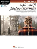 Taylor Swift - Selections from Folklore & Evermore : Clarinet Play-Along Book with Online Audio-9781705133071