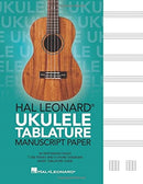 Hal Leonard Ukulele Tablature Manuscript Paper-9781705140352