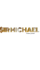Gold graphic sir Michael branded Blank page Creative Note journal : Gold graphic sir Michael branded Blank Creative Note journal-9781714185221