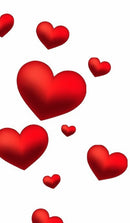 Valentine's red Hearts Creative blank Journal