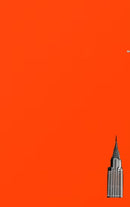 NYC Chrysler building bright orange grid style page notepad $ir Michael limited edition : NYC Chrysler building bright orange grid style page notepad $ir Michael-9781714803750