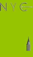 NYC Chrysler building chartruce grid style page notepad Michael Limited edition : NYC Chrysler building chartruce grid style page notepad Michael-9781714804207