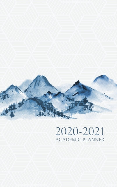 Academic Planner - With Hijri Dates : Watercolour Mountains-9781715196622
