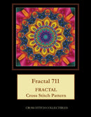 Fractal 711 : Fractal Cross Stitch Pattern-9781729732656