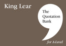 The Quotation Bank: King Lear A-Level Revision and Study Guide for English Literature-9781739608026