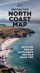 North Coast Road Trip Map : Detailed A1 Map to Scotland's 500-mile Roadtrip-9781739848439