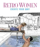 Retro Women Colouring Book