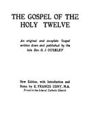 The Gospel of the Holy Twelve-9781773237961
