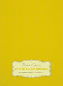 Large 8.5 x 11 Dotted Bullet Journal (Banana