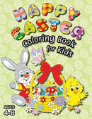 Happy Easter Coloring Book for Kids : (Ages 4-8) With Unique Coloring Pages! (Easter Gift for Kids)-9781774761410