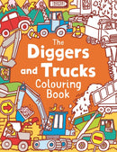 The Diggers and Trucks Colouring Book-9781780552507