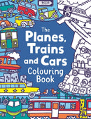 The Planes, Trains And Cars Colouring Book-9781780552514