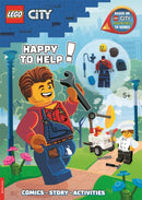 LEGOr City: Happy to Help! Activity Book (with Harl Hubbs minifigure)-9781780557557