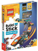 LEGOr Build and Stick: Custom Cars (Includes LEGO pieces, book and over 260 stickers)-9781780558141