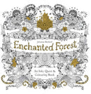 Enchanted Forest : An Inky Quest & Colouring Book-9781780674872