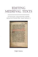 Editing Medieval Texts-9781781382721