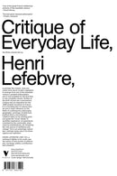 Critique of Everyday Life : The One-Volume Edition-9781781683170