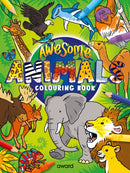 Awesome Animals Colouring Book : Amazing Animals from around the World to Discover and Colour-9781782705611