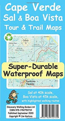 Cape Verde Sal and Boa Vista Tour and Trail Maps