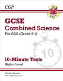 GCSE Combined Science: AQA 10-Minute Tests - Higher (includes answers)-9781782948476