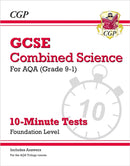 GCSE Combined Science: AQA 10-Minute Tests - Foundation (includes answers)-9781782948483