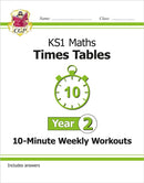KS1 Year 2 Maths Times Tables 10-Minute Weekly Workouts-9781782948667