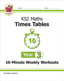 KS2 Year 3 Maths Times Tables 10-Minute Weekly Workouts