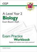 A-Level Biology: AQA Year 2 Exam Practice Workbook - includes Answers-9781782949091