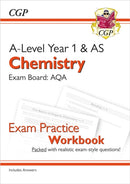 A-Level Chemistry: AQA Year 1 & AS Exam Practice Workbook - includes Answers-9781782949114