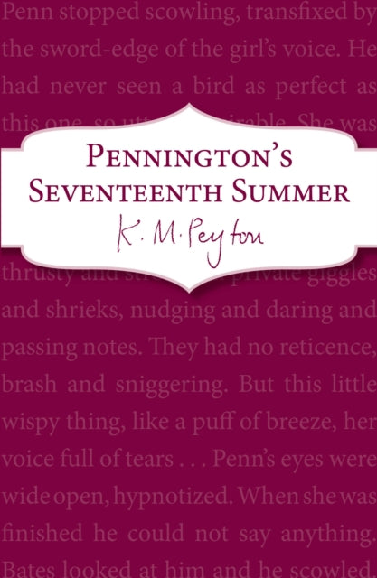Pennington''s Seventeenth Summer