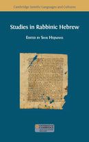 Studies in Rabbinic Hebrew-9781783746811