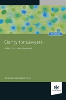 Clarity for Lawyers : Effective Legal Language-9781784460488