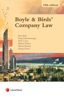 Boyle & Birds' Company Law-9781784734312