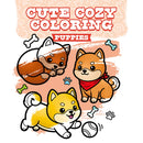 Cute Cozy Coloring: Puppies